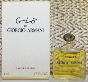 ARMANI Gio edp 5ml pleine + Boite normale