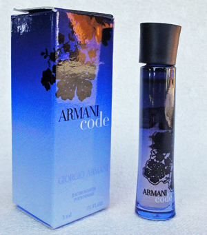 ARMANI code edt pour femme 3ml pleine + Boite