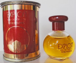 ATKINSONS Exploit edt 7ml bc rouge pleine boite métal 