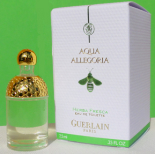 Aqua allegoria Herba Fresca edt 7,5ml pleine grande boite gauffrée