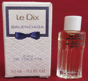 BALENCIAGA Le Dix edt 3ml pleine boite ancienne