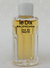 BALENCIAGA Le Dix edt 3ml texte 4lignes pleine sans boite 