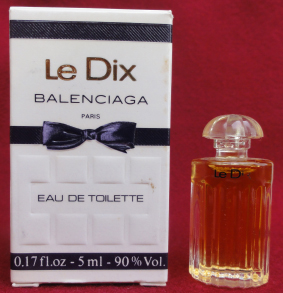 BALENCIAGA Le Dix edt 5ml pleine boite ancienne