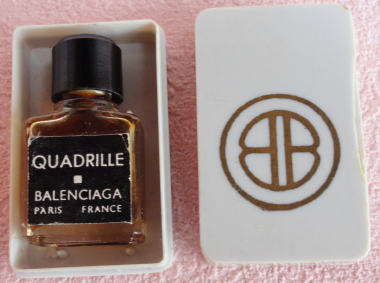 BALENCIAGA Quadrille p 1ml pleine boite plastique ancien rare