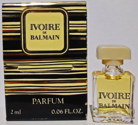 BALMAIN Ivoire p 2ml pleine boite Ouverture Pochette neuve