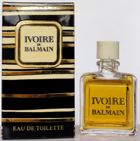 BALMAIN ivoire edt 7,5ml bouchon rond pleine boite état neuf rare version 