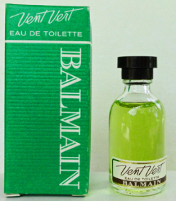 BALMAIN vent vert edt 5ml bc avec sillons pleine boite