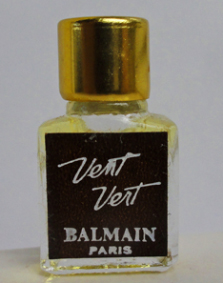 BALMAIN vent vert p 1ml pleine sans boite RARE 