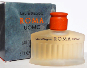 BIAGIOTTI Roma uomo edt 5ml verre givré pleine + Boite