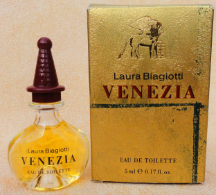 BIAGIOTTI Venezia edt 5ml texte noir pleine boite