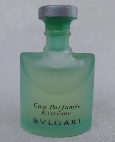BULGARI Eau parfumée extrême edt 5ml verre dépoli pleine sans boite 