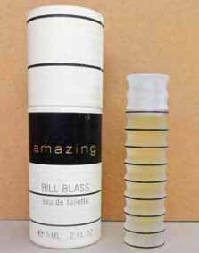 Bill BLASS Amazing edt 5ml verre dépoli pleine boite USA ancienne