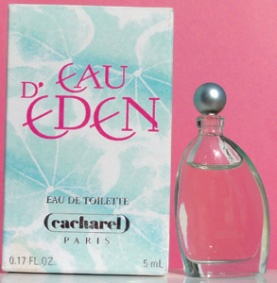 CACHAREL Eau d'Eden edt 5ml pleine + Boite neuve