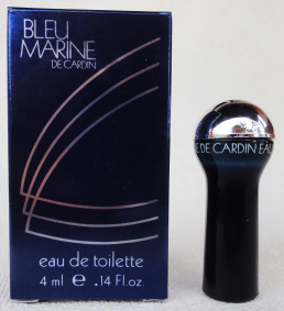 CARDIN Bleu marine edt 4ml pleine + Boite neuve