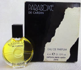 CARDIN Paradoxe edp 4ml bc noir pleine boite moyenne