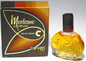 CARVEN Madame edt 5ml pleine + Boite