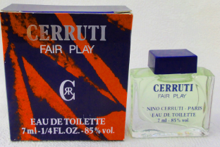 CERRUTI Fair play edt 7ml pleine boite neuve