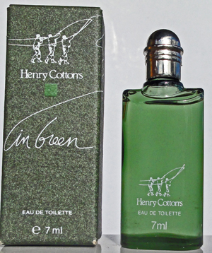 COTTONS Henry in green edt 7ml pleine + Boite