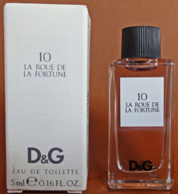 D & G La roue de la fortune 10 edt 5ml pleine + Boite neuve site