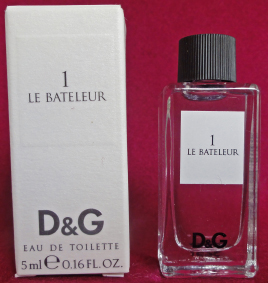 D & G Le Bateleur 1 edt 5ml pleine + Boite neuve