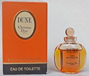 DIOR Dune edt 5ml pleine + Boite date de 1991