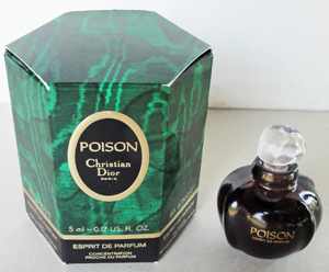 DIOR Poison esprit de parfum 5ml + Boite hexagonale