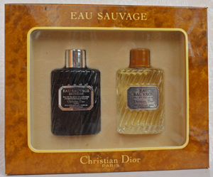 DIOR eau sauvage edt 10ml + eau sauvage extrême 10ml pleines + Boite ancienne