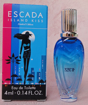 ESCADA Island Kiss edt 4ml pleine édition Limitée + Boite