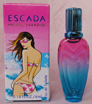 ESCADA Pacific paradise edt 4ml pleine + Boite