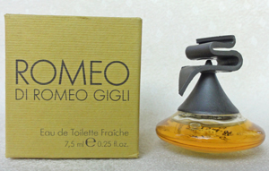 GIGLI Romeo Romeo edt fraiche 7,5ml pleine + Boite italie