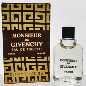 GIVENCHY Monsieur de Givenchy edt 3ml pleine + Boite