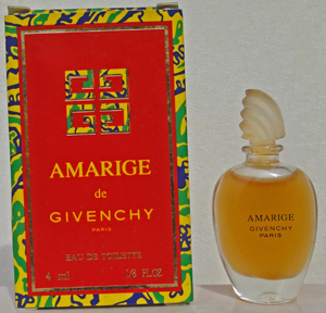 GIVENCHY Amarige edt 4ml pleine + Boite date de 1991