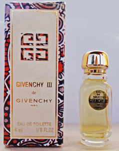 GIVENCHY Givenchy 3 edt 4ml pleine Boite