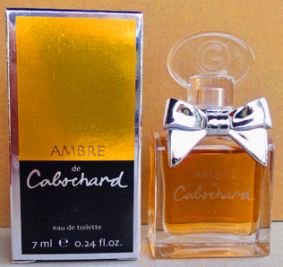 GRES  Ambre de Cabochard edt 7ml gros noeud argent pleine boite neuve 