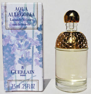 GUERLAIN Aqua allégoria Lavande velours edt 7,5ml pleine + Boite