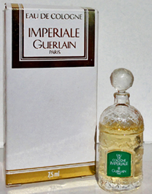 GUERLAIN Eau de cologne impériale 7,5ml pleine + Boite