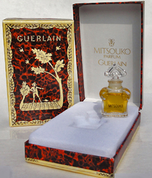 GUERLAIN Mitsouko p 2ml bouchon verre pleine + coffret Le Semeur