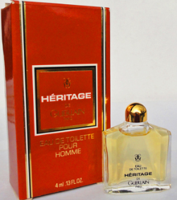 Héritage edt pour homme 4ml pleine boite