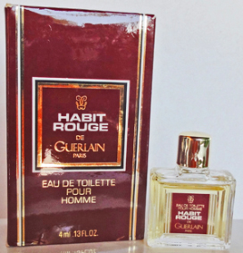 Habit rouge edt pour homme 4ml pleine boite