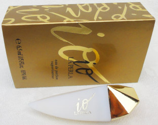 LA PERLA io edp 6,5ml verre blanc vide évaporation boite neuve rare 