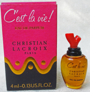 C'est la vie edp 4ml pleine + Boite