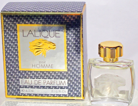 LALIQUE pour homme tête lion edp 4,5ml pleine + Boite