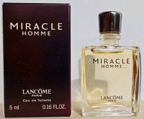 LANCOME Miracle homme edt 5ml pleine + Boite