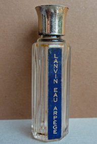 LANVIN  Eau Arpège fl octogonal hauteur 7cm VIDE SANS boite
