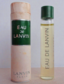 LANVIN Eau de Lanvin 2ml pleine + Boite très ancienne