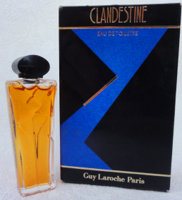 LAROCHE clandestine edt 5ml pleine texte sur coté pleine boite état neuf