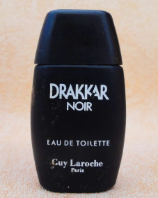 LAROCHE drakkar noir edt 5ml texte 5 lignes pleine sans boite