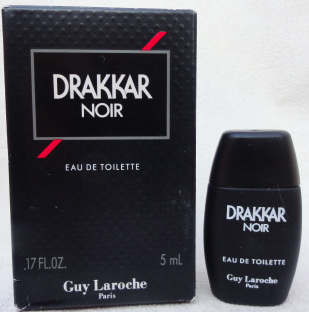 LAROCHE drakkar noir texte 5 lignes pleine boite état moyen import Canada