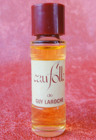 LAROCHE eau folle toilette fraiche 85° 5ml pleine bc bordeaux sans boite