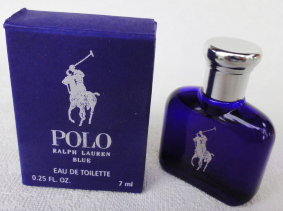 LAUREN Polo blue edt 7ml pleine + Boite neuve